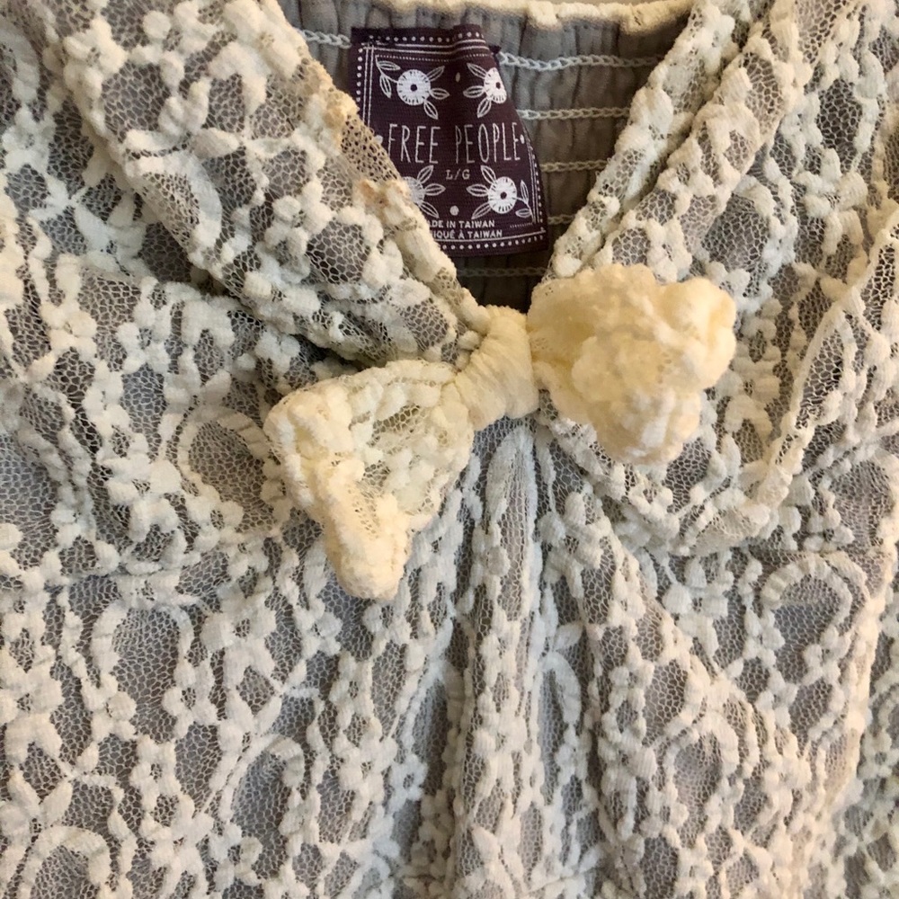 Free People lace overlay dress